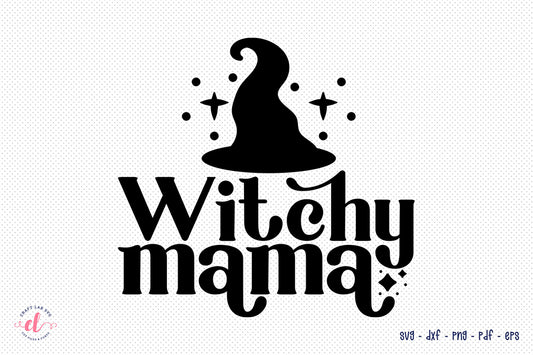 Retro Halloween SVG - Witchy Mama SVG