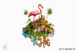 Tropic Like It's Hot PNG Sublimation Design