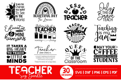 Teacher SVG Bundle