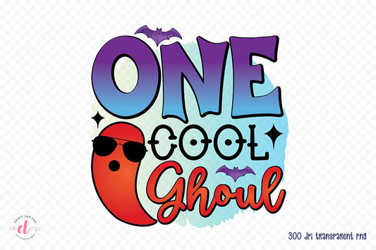 One Cool Ghoul | Halloween PNG Sublimation