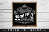 Vintage Halloween SVG - Sanderson Sisters Hocus Pocus Co