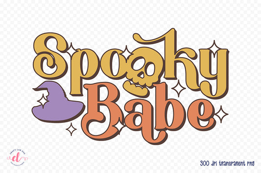 Retro Halloween Sublimation - Spooky Babe