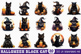 Halloween Black Cat Sublimation Bundle