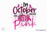 In October We Wear Pink, Breast Cancer PNG
