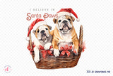 I Believe in Santa Paws, Funny Christmas Dog Saying