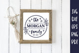 Family Monogram SVG |  Family Name SVG
