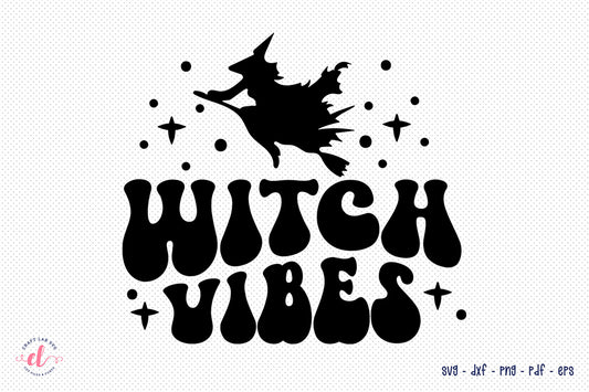 Retro Halloween SVG, Witch Vibes SVG