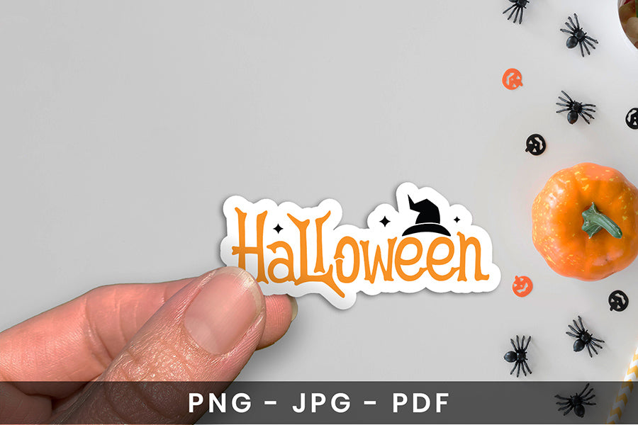 Halloween PNG Printable Sticker