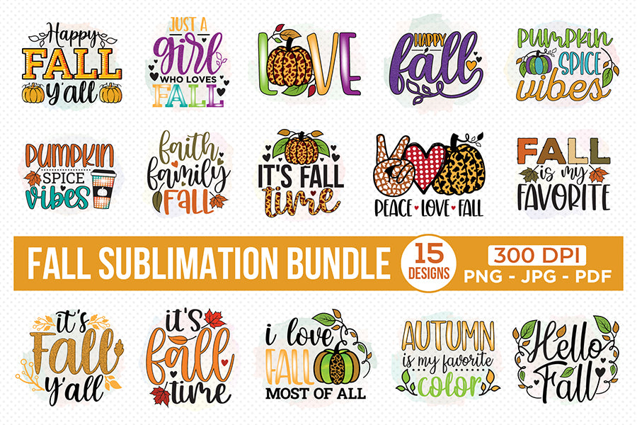 Fall Sublimation Bundle