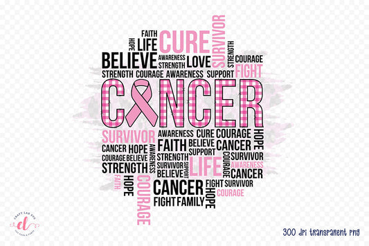 Breast Cancer Sublimation Design PNG