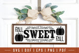 Vintage Fall Sign SVG - Fall Sweet Fall