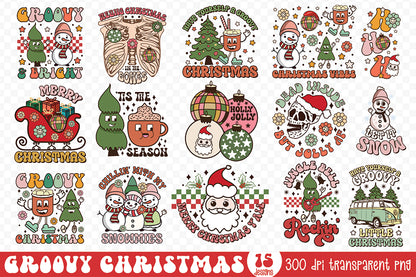 Groovy Christmas Sublimation Bundle