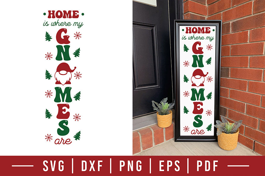 Christmas Porch Sign SVG Design