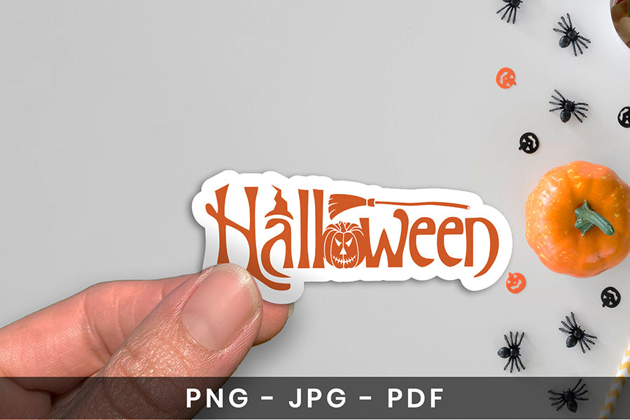 Halloween Printable Sticker