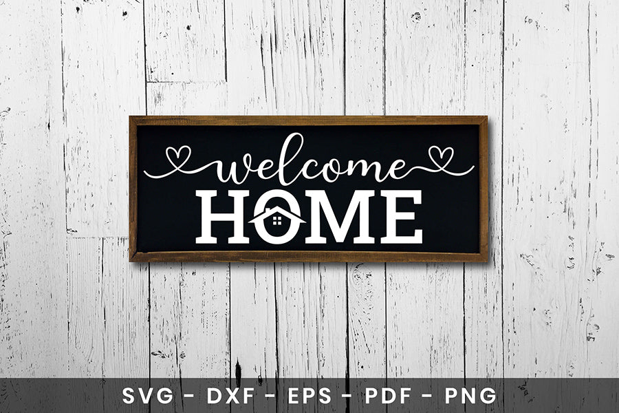 Welcome Home - Thanksgiving Sign SVG