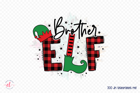 Brother Elf PNG | Kids Christmas Sublimation