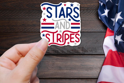 4th of July Sticker | Stars and Stripes