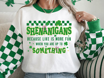 Preppy St Patrick's Day Sublimation Transfer