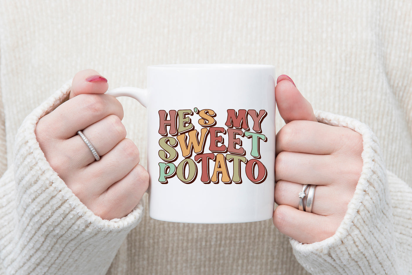 He's My Sweet Potato - Retro Thanksgiving PNG