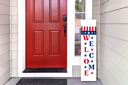 4th of July Porch Sign SVG | Welcome SVG