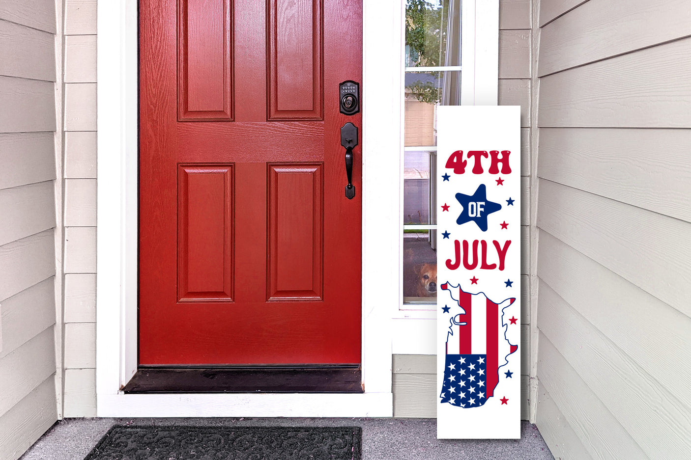 4th of July Porch Sign SVG