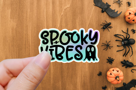 Spooky Vibes | Printable Halloween Sticker