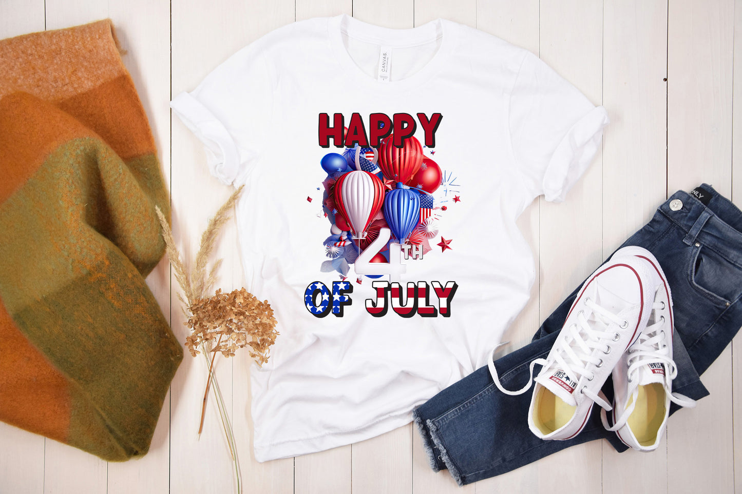 Happy 4th of July PNG Sublimation Design