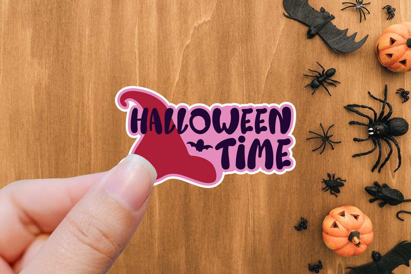 Printable Halloween Sticker - Halloween Time