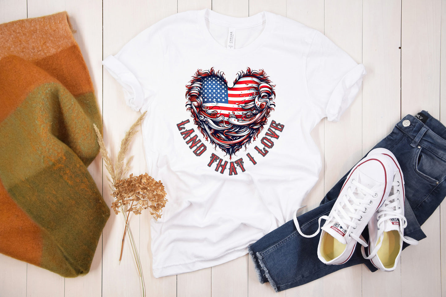 4th of July Sublimation Design |  Land That I Love