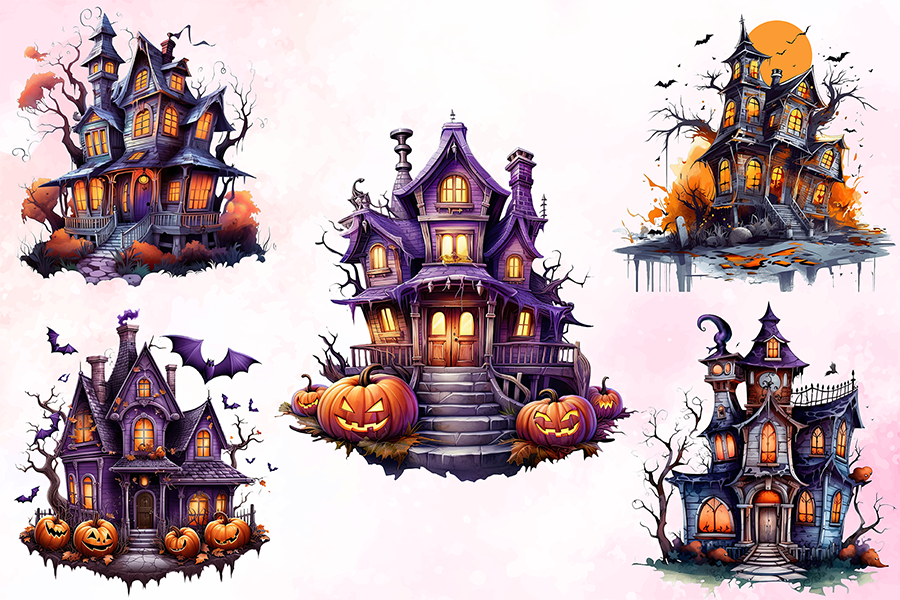 Fairy House Halloween Sublimation Bundle