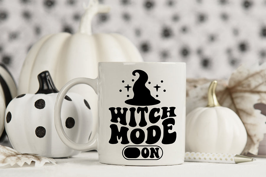 Witch Mode on SVG | Retro Halloween SVG