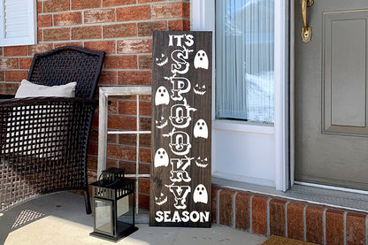 It's Spooky Season SVG, Halloween Porch Sign SVG