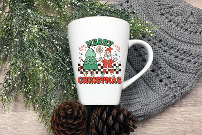 Retro Merry Christmas Sublimation Design