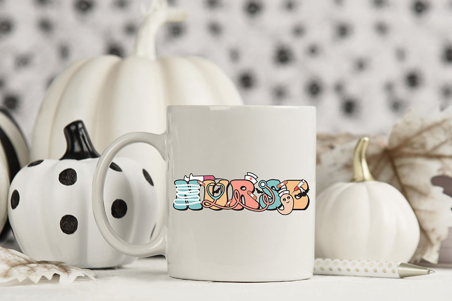 Halloween Nurse Sublimation Design PNG