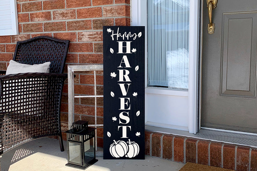 Happy Harvest - Fall Porch Sign SVG