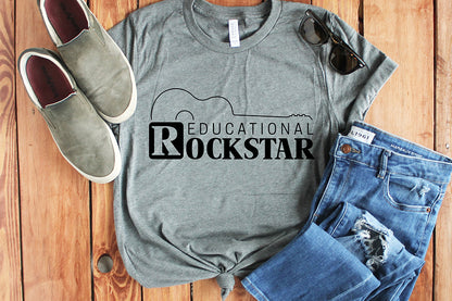 Educational Rockstar SVG | Teacher SVG