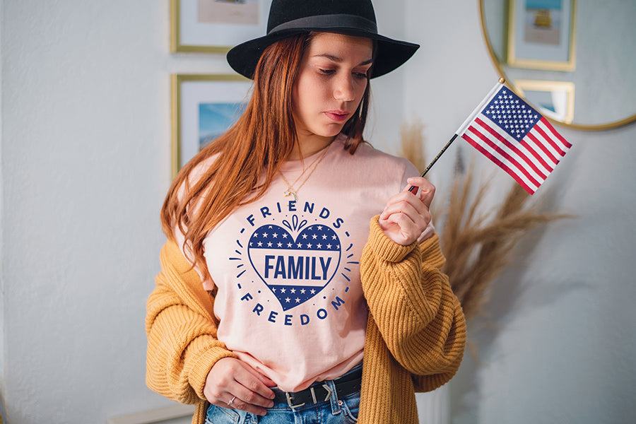 Friends Family Freedom | 4th of July SVG Design