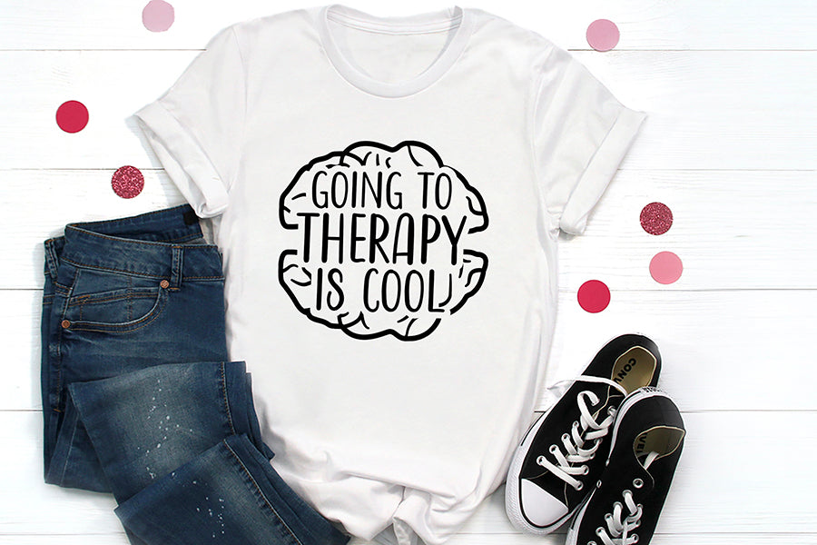 Going to Therapy is Cool | Mental Health SVG