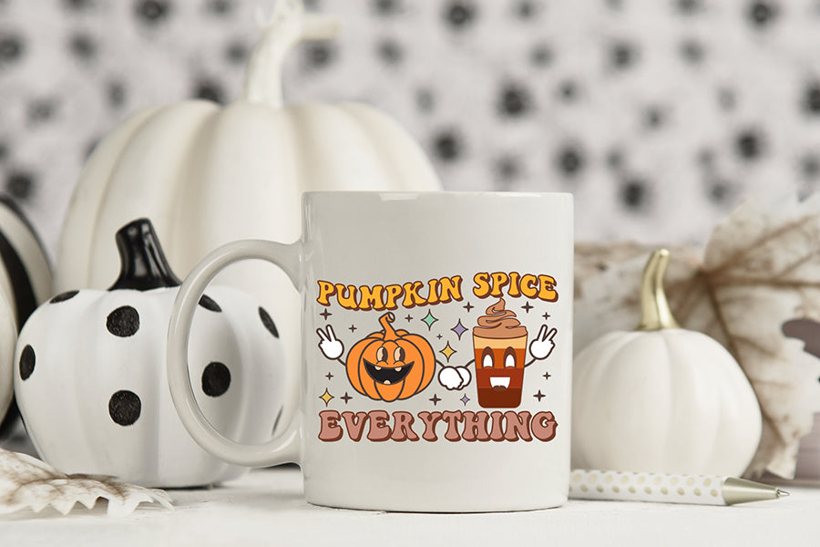 Pumpkin Spice Everything, Retro Fall Sublimation