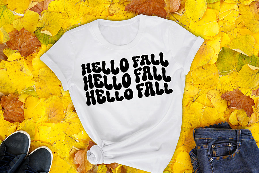 Retro Fall SVG | Hello Fall Cut File