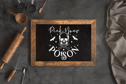 Pick Your Poison, Halloween Kitchen SVG