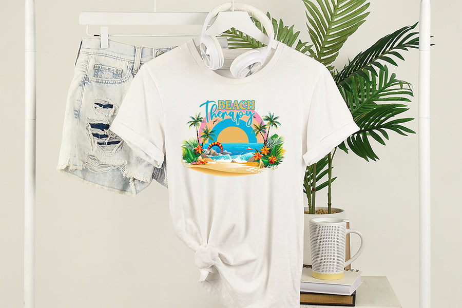 Beach Sublimation Design - Beach Therapy