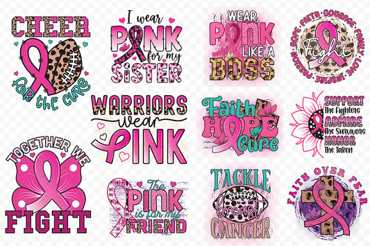 Breast Cancer Awareness Sublimation Bundle Vol.4