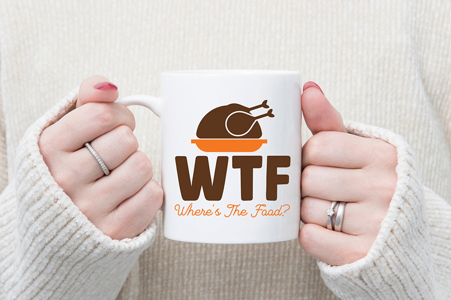 WTF Where's the Food | Turkey SVG Design