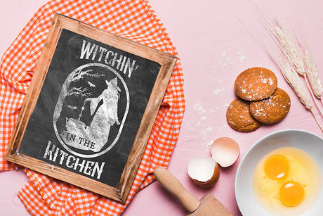 Witchin in the Kitchen - Halloween Sign SVG