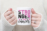 Stronger Than Cancer SVG | Breast Cancer SVG