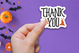 Thank You PNG, Halloween Printable Sticker