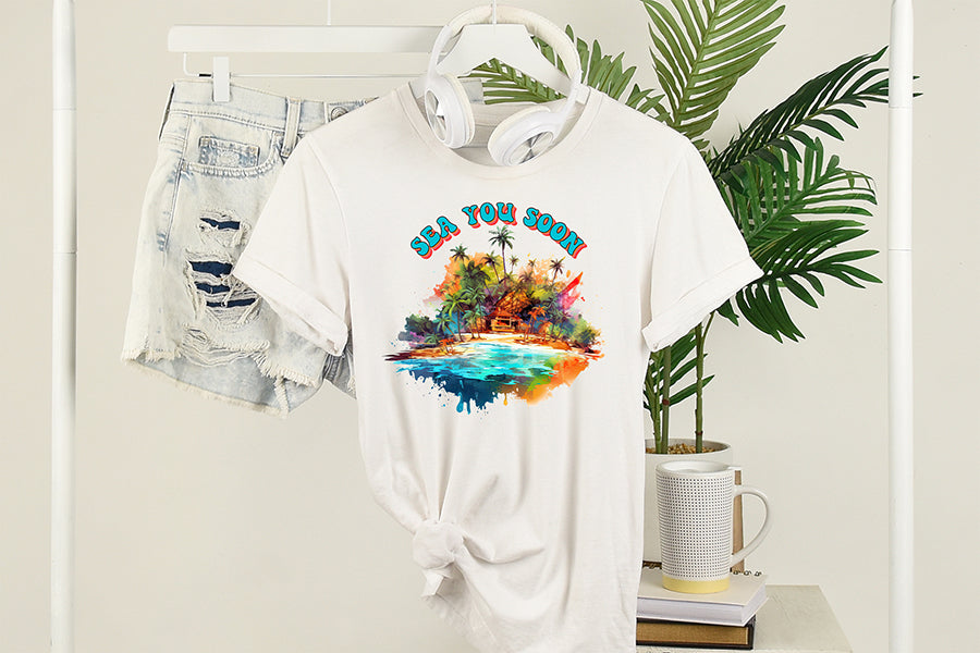 Summer and Beach PNG Sublimation - Sea You Soon
