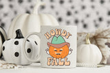 Retro Fall Sublimation Design - Howdy Fall PNG