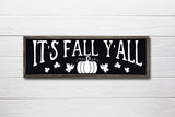 Vintage Fall Sign SVG - It's Fall Y'all SVG